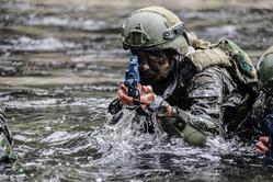 The ROC Army conducting an amphibious exercise. (Courtesy of the Military News Agency.)
