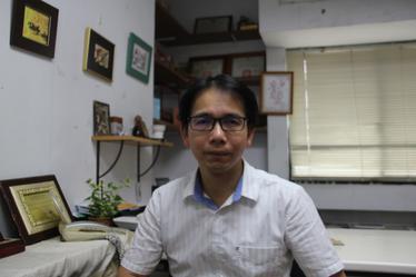 Professor Chen Hsin-lung of the Department of Chemical Engineering.