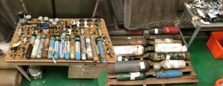 
A total of 61 old cylinders have already been safely processed.