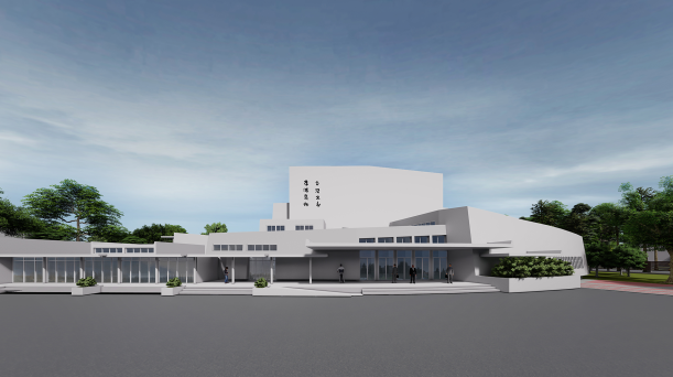 The Concert Hall’s exterior will retain the distinctive trim appearance of the original auditorium.
