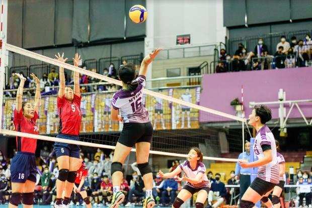 The NTHU women’s volleyball team came through with an impressive victory.