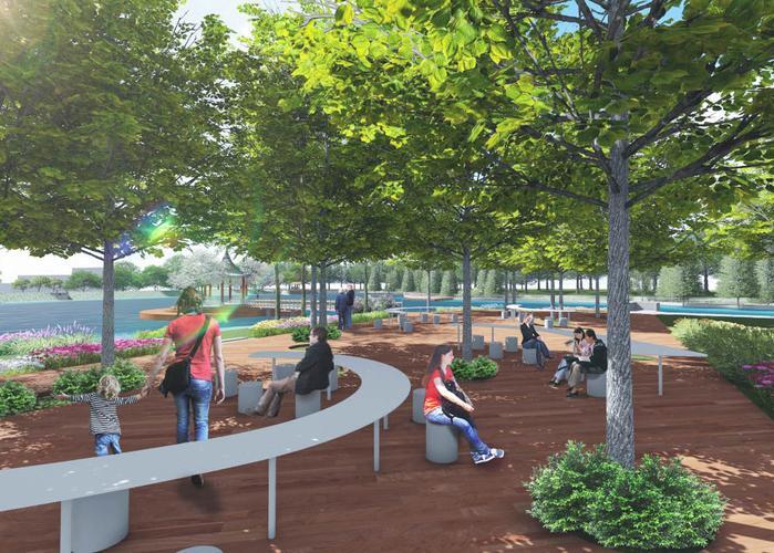 Simulation of the 1970 Park. 