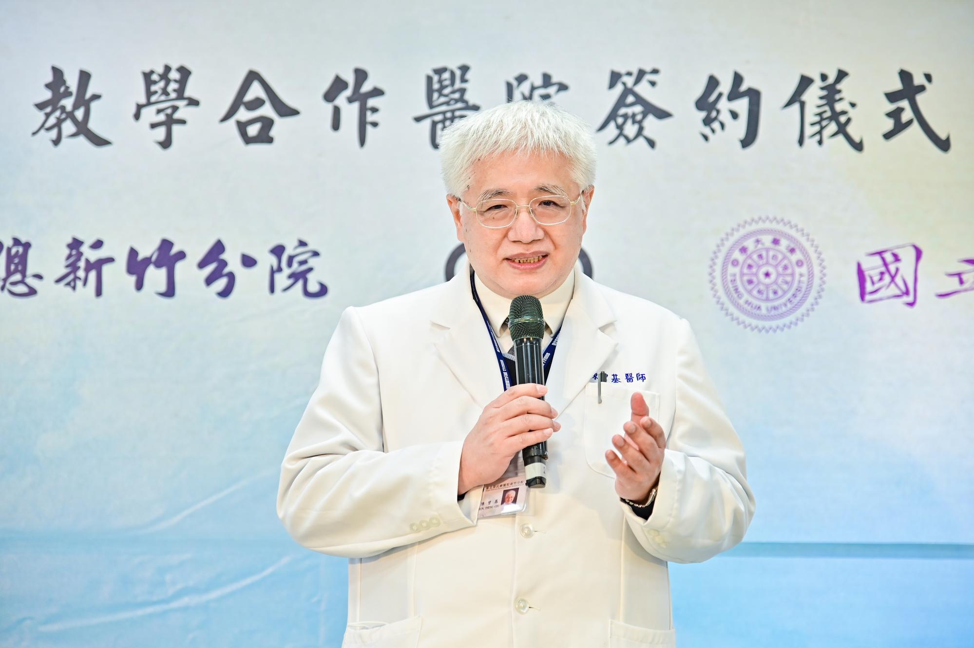 Chen Tzeng-ji said that among the 40 physicians of Western medicine at the Hsinchu TVGH, 25 have remained in rural areas.