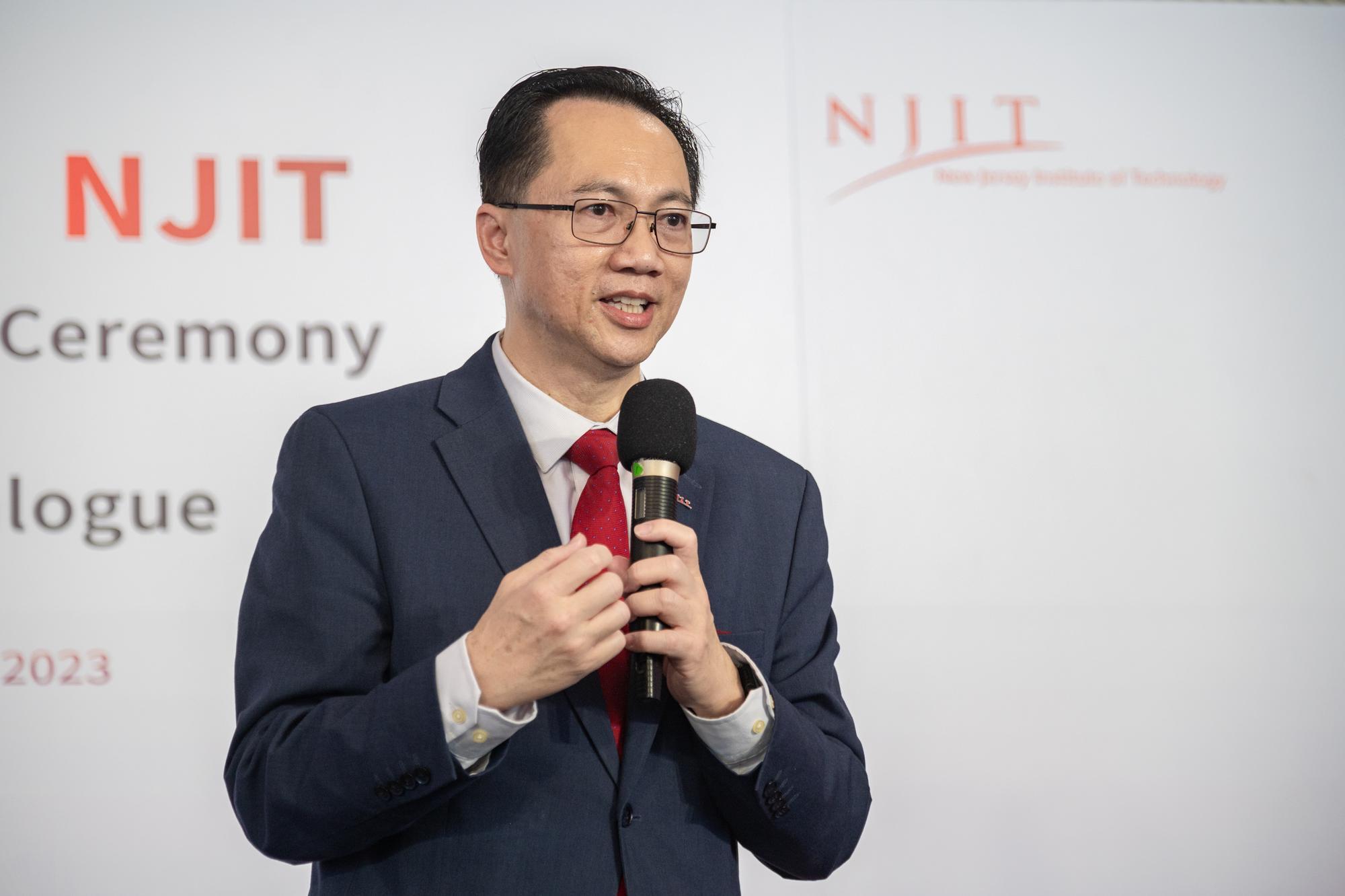 Teik C. Lim said that the location of NJIT helps open doors for students when it comes time to graduate.