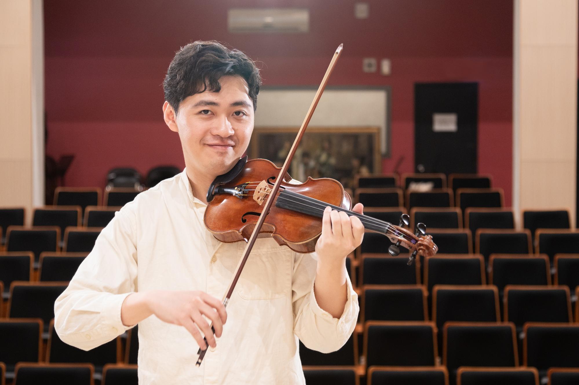 Hsu Yong-chieh (許詠傑) will perform the violin solo for Tchaikovsky's Violin Concerto in D major.