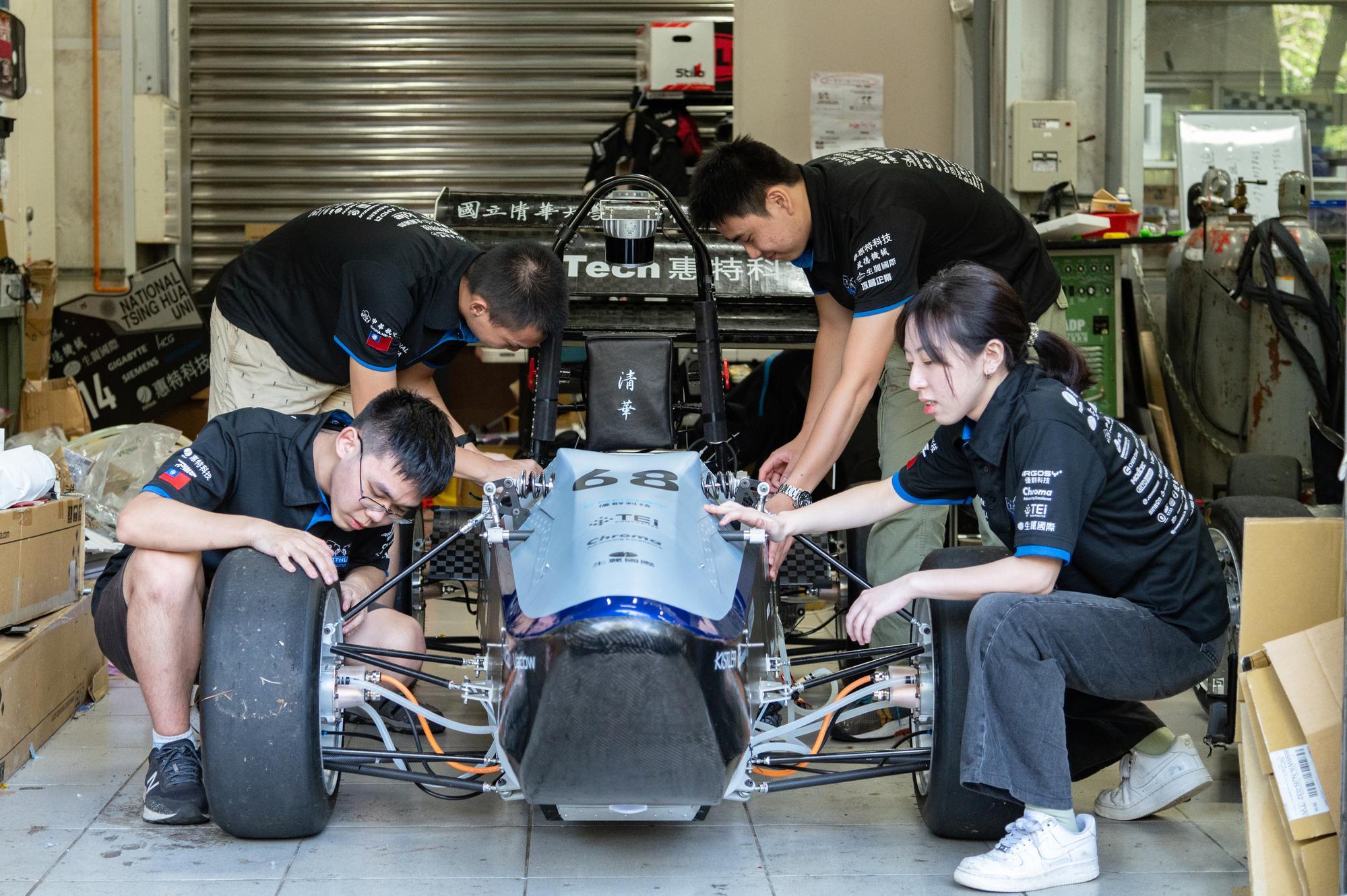 It took the NTHU Racing Team 10 months to create the first autonomous Formula SAE race car in Taiwan.