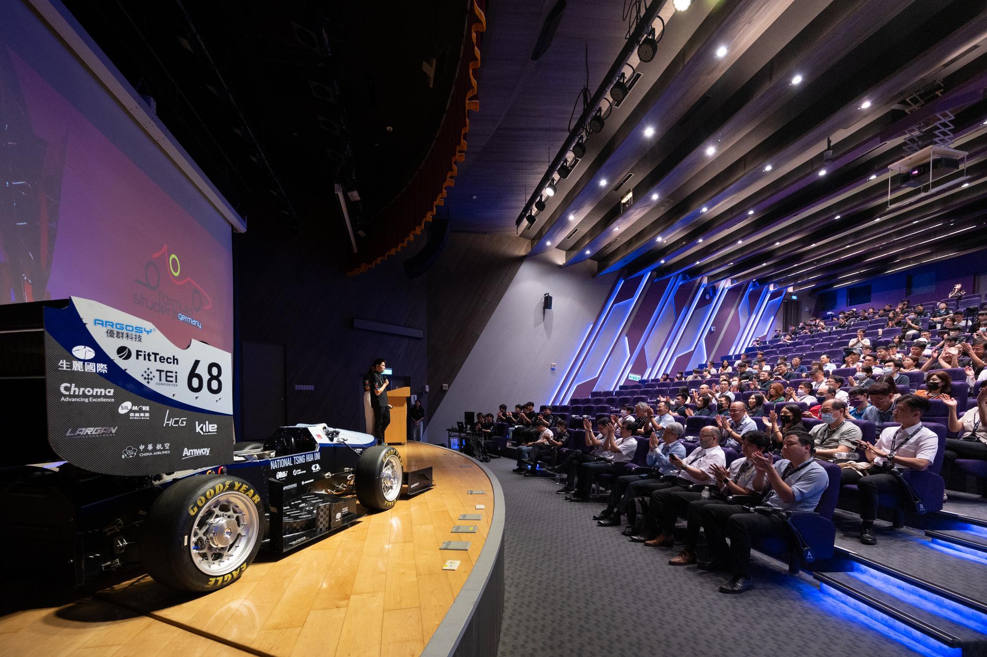 The NTHU Racing Team's seventh-generation autonomous electric race car, the TH07, made its official debut on June 21st.