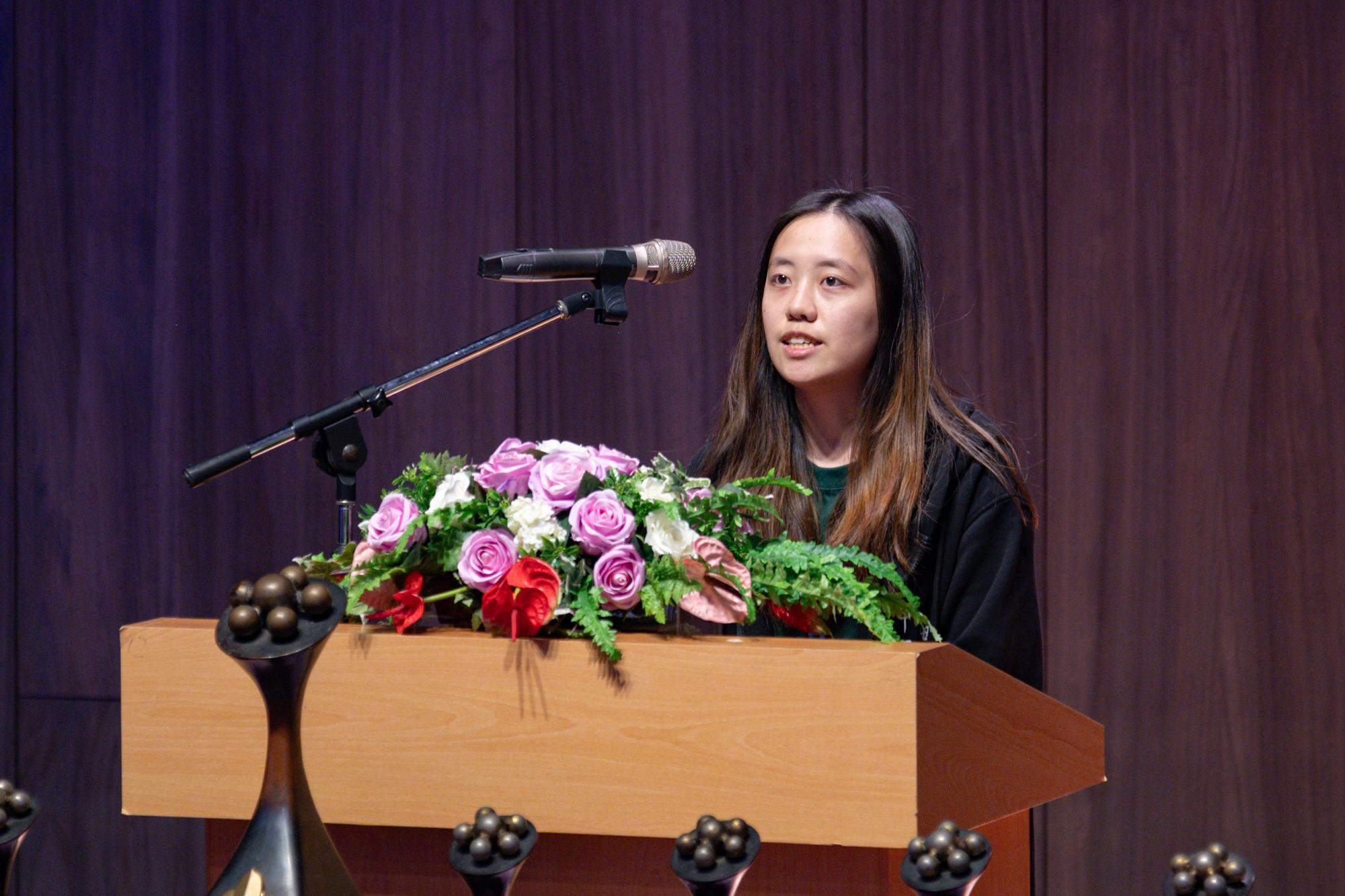 Pin-Wen Chiang (蔣品玟), a senior in the Interdisciplinary Program of Education at NTHU, served as this year's overall coordinator and expressed hope that all students would participate with enthusiasm.
