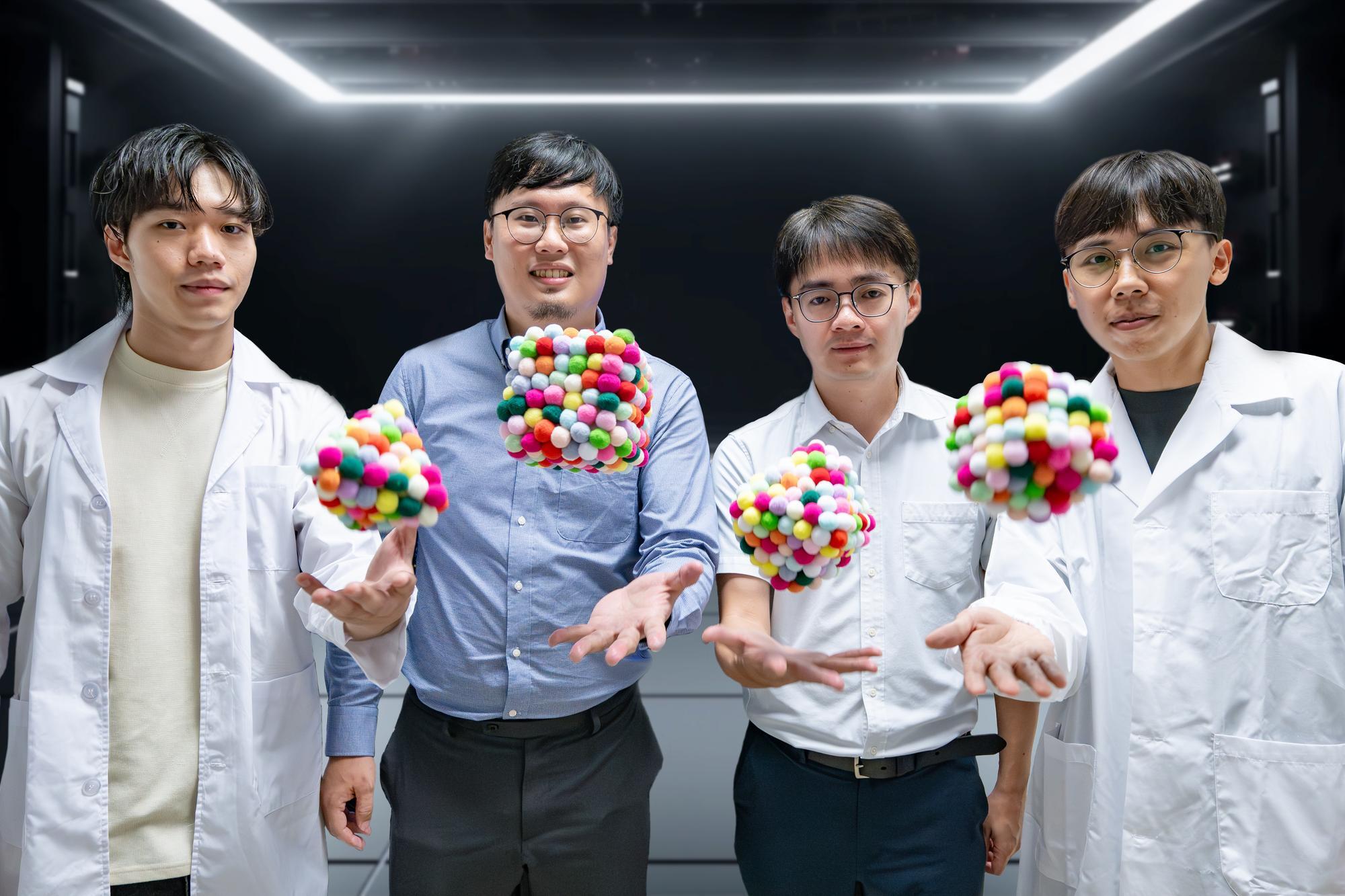 Team members (left to right) Yi Chen, Kun-Han Lin, Tung-Han Yang, and Zheng-Yu Wu.