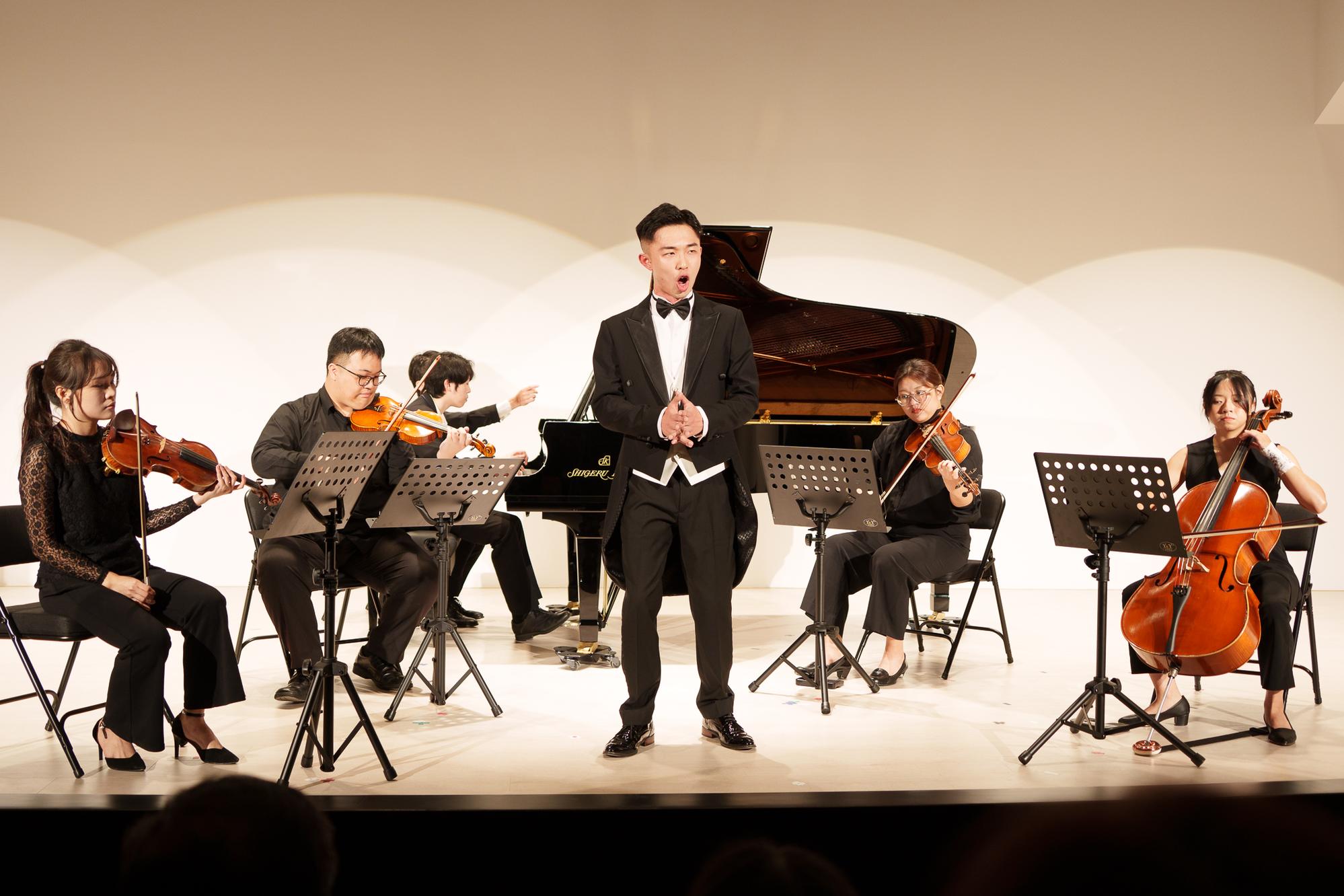 The Musical Legacy concert brings together NTHU music faculty and students in a celebration of musical exchange across generations. The photo shows the 2025 performance.