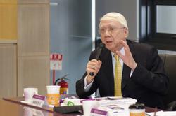 
Former NTHU President Liu Chung-laung said that the goal of higher education is to cultivate talent so that graduates can make a lasting contribution to society.