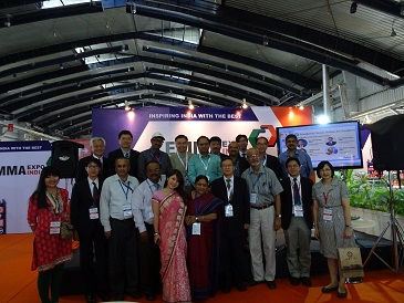 Representatives from various Indian universities attended the exhibition to explore opportunities for educational exchange.