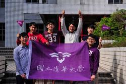 
Members of the NTHU team with their mentor (from left): Scott Cheng, Chang Ron, You Liyu, Prof. Jerry Chou, Wang Yucheng, and Johnny Lin.